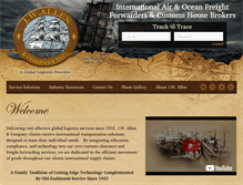 Tablet Screenshot of jwallen.com